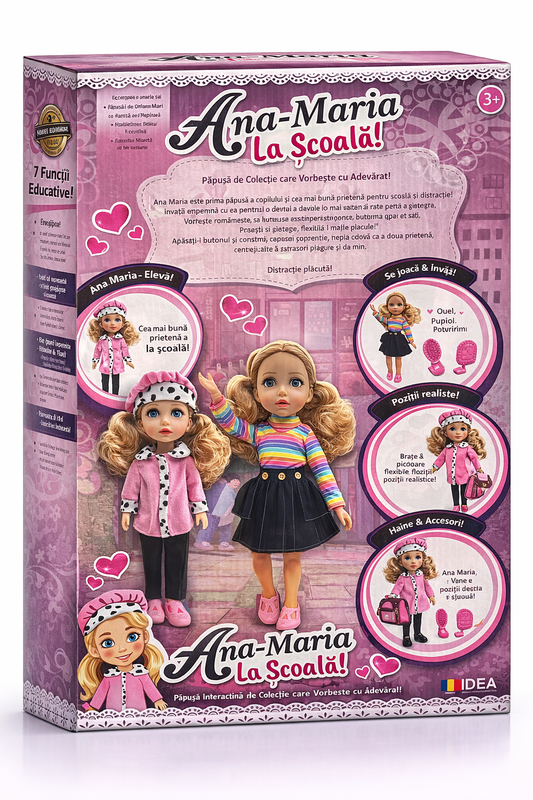 Papusa Ana-Maria la Scoala