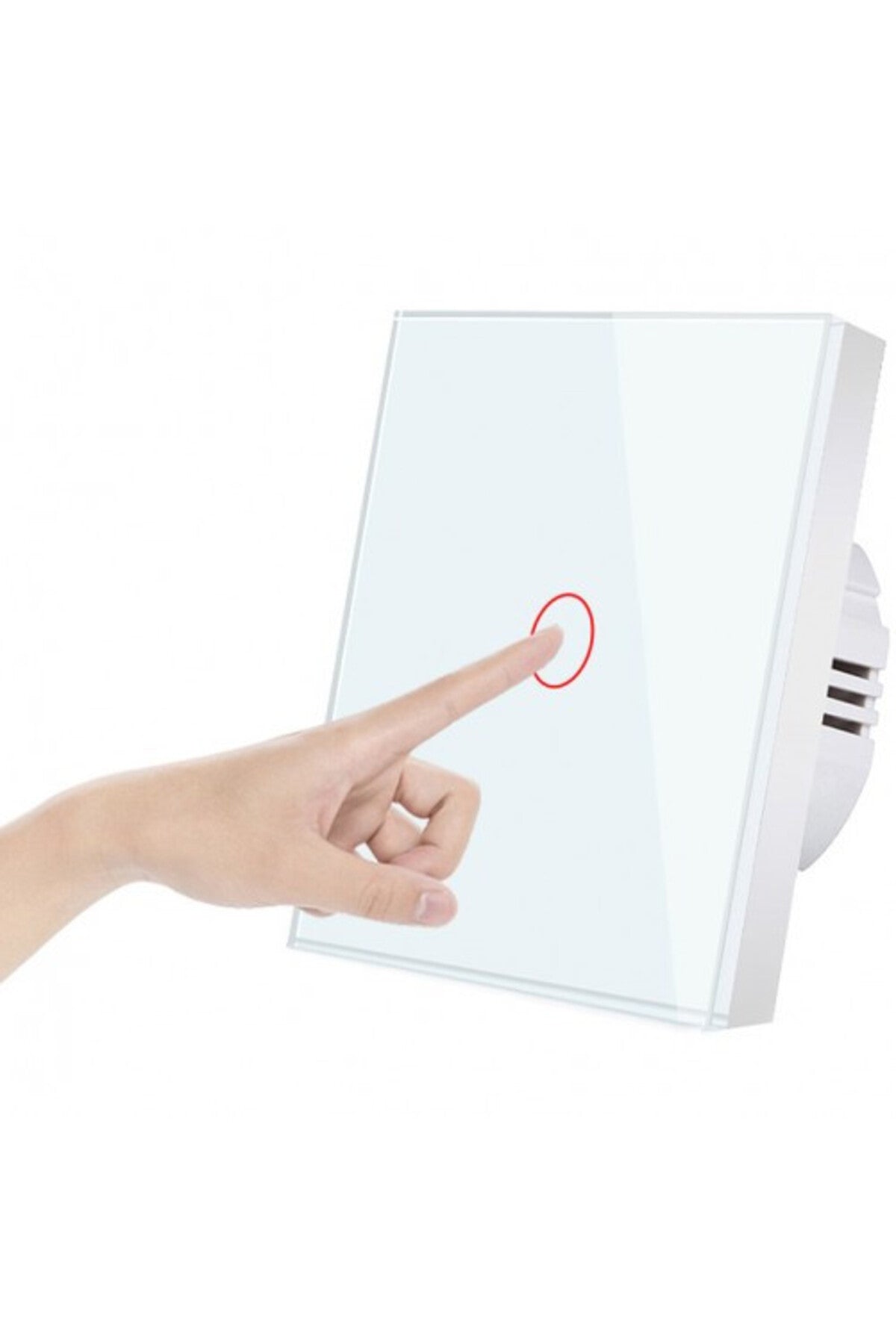 Întrerupător Tactil 1F iUni Sticlă Securizată LED Design Modern