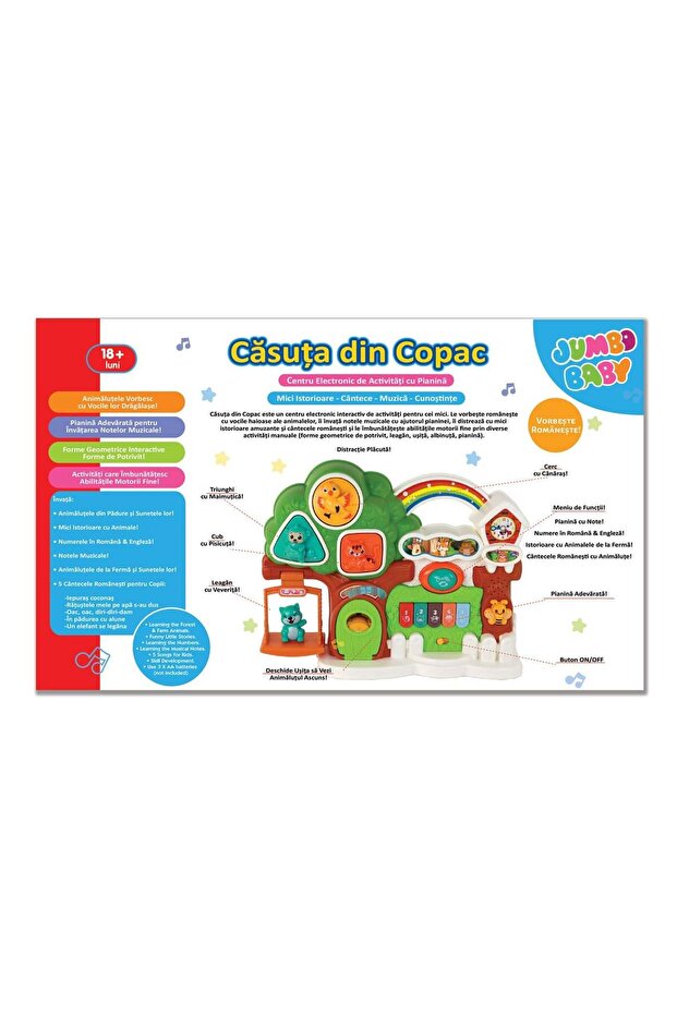 Casă de Joacă Educativă Idea, Vorbește Românește, Jucărie Interactivă 2+ Ani