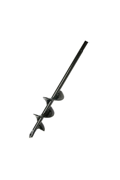 OEM Earth Auger 4x22cm Carbon Steel Drill Bit Black