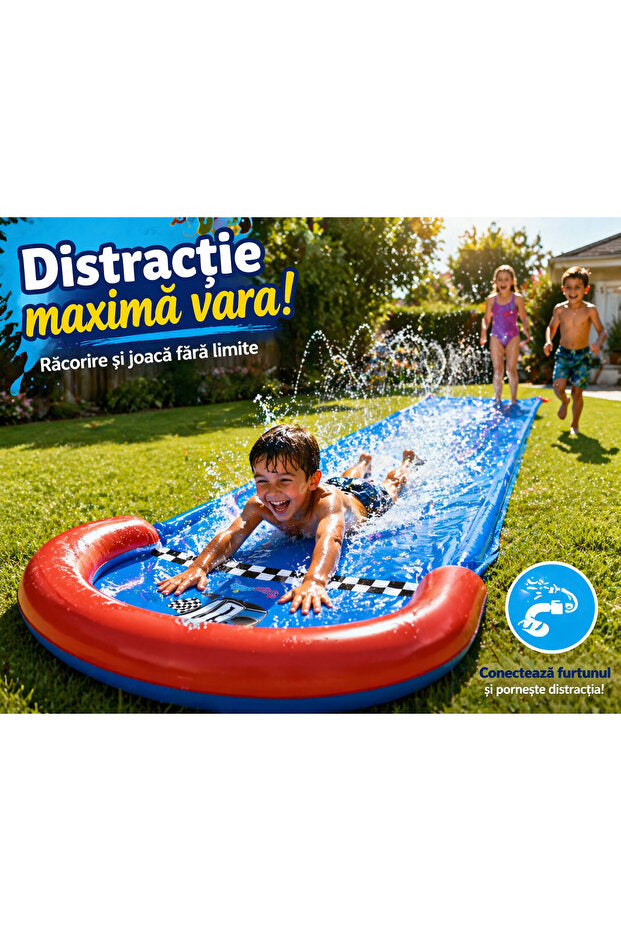 Intex 4.88m Inflatable Water Slide with Water Jets for Kids