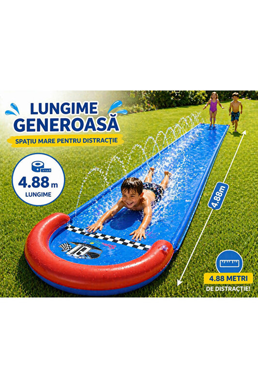 Intex 4.88m Inflatable Water Slide with Water Jets for Kids