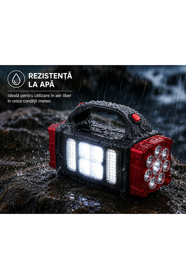 Lanternă Portabilă Reîncărcabilă OEM 20W Solară și USB Rezistentă la Apă