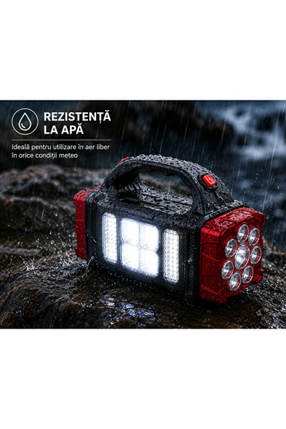 Lanternă Portabilă Reîncărcabilă OEM 20W Solară și USB Rezistentă la Apă
