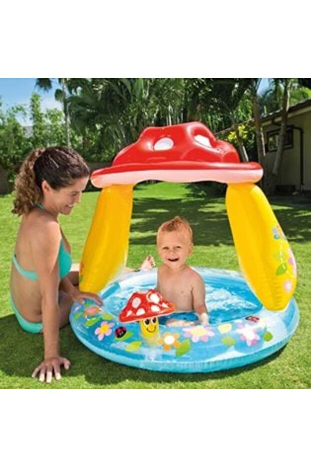 Intex Mushroom Inflatable Pool for Children 102 x 88 cm
