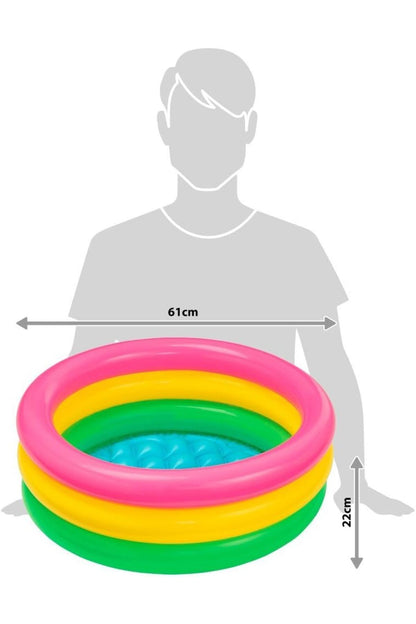 Intex Piscină Gonflabilă pentru Bebeluși, 3 Inele, 61x22 cm