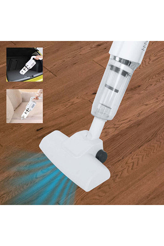 Aspirator Electric 2-în-1 Reîncărcabil 50W 600ml Alb Portabil