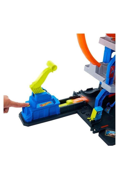 Hot Wheels City Mega Garage Set de Joacă Jbm74 3 Niveluri