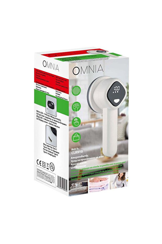 Omnia Aparat de Scame cu Ecran Digital Reîncărcabil USB 6 Lame