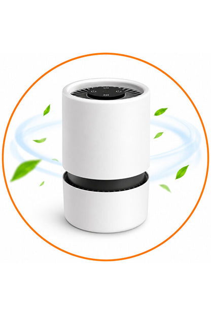 Flexon Purificator Aer Compact HEPA Carbon Activ Ionizare USB-C