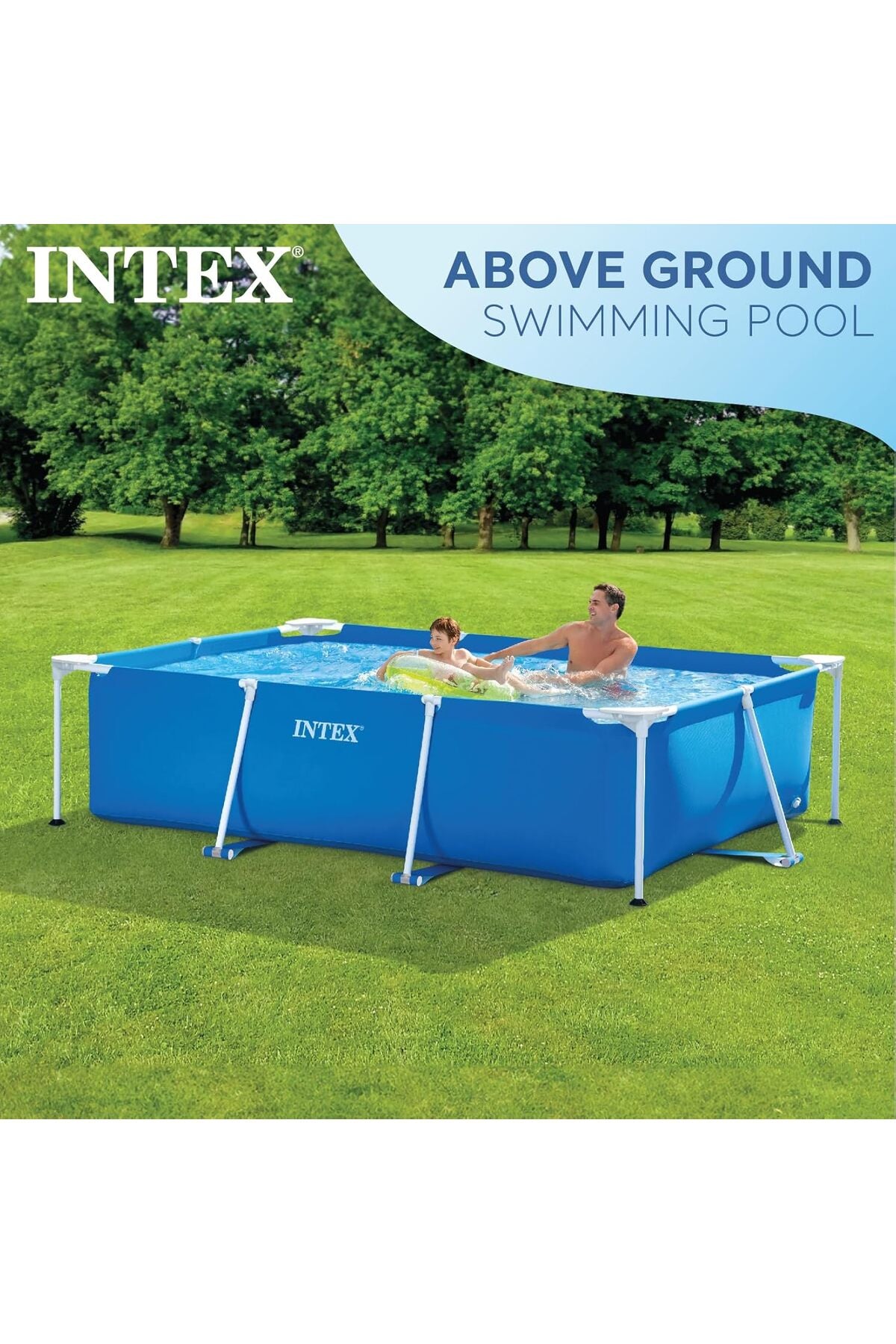 Intex Rectangular Frame Pool 260 x 160 x 65cm 28271NP