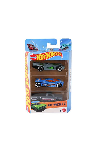 Hot Wheels Set 3 Mașinuțe Colecție Jucărie Copii 4+ Ani