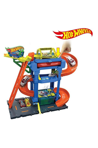 Mattel Hot Wheels Ultimate Car Wash Color Change Playset