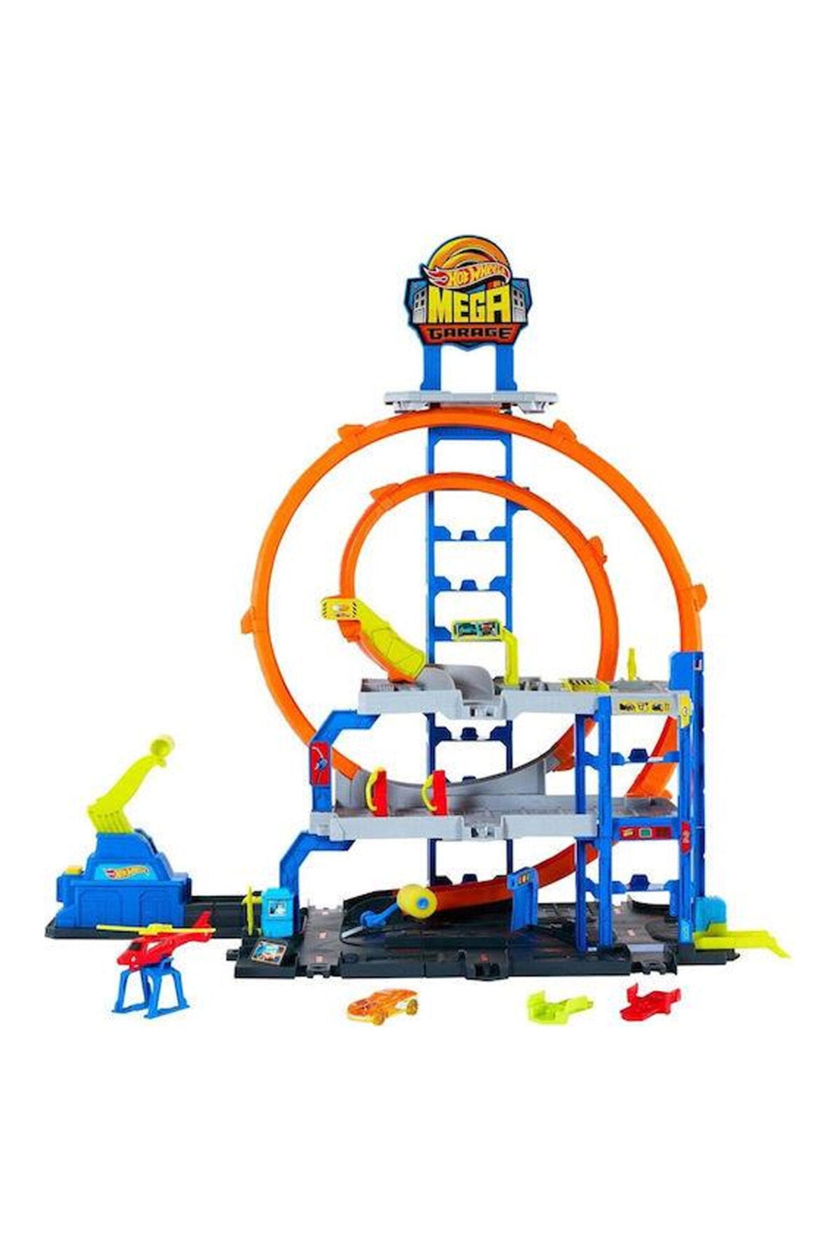 Hot Wheels City Mega Garage Set de Joacă Jbm74 3 Niveluri