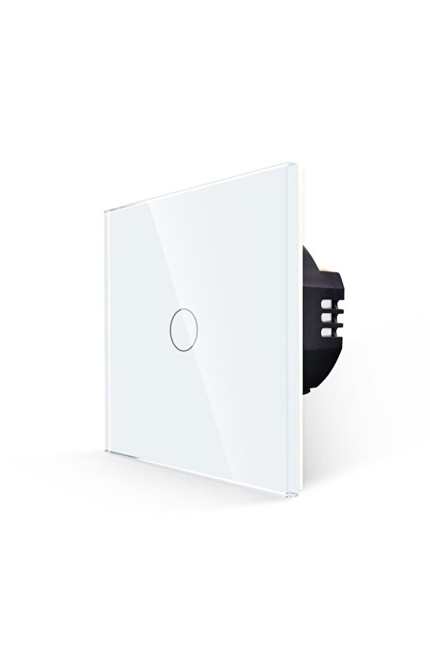 Luxion One Touch Light Switch White Tempered Glass Panel 100-240V 10A