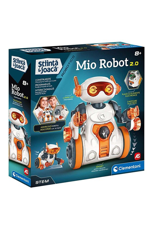 Clementoni Mio Robot Educational Science and Play Set 8+ Ani