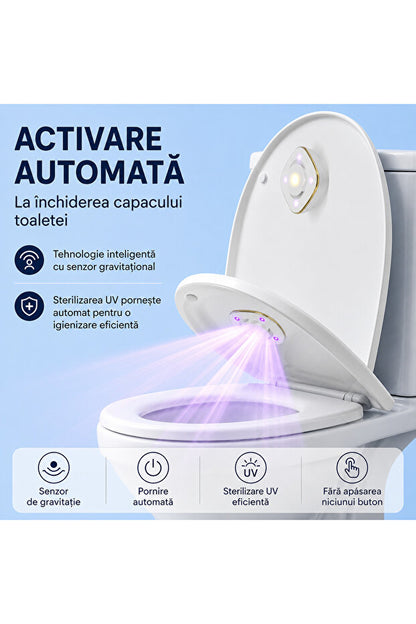 Lampa UV pentru Toaletă OEM cu Dezinfectare Automată Albă