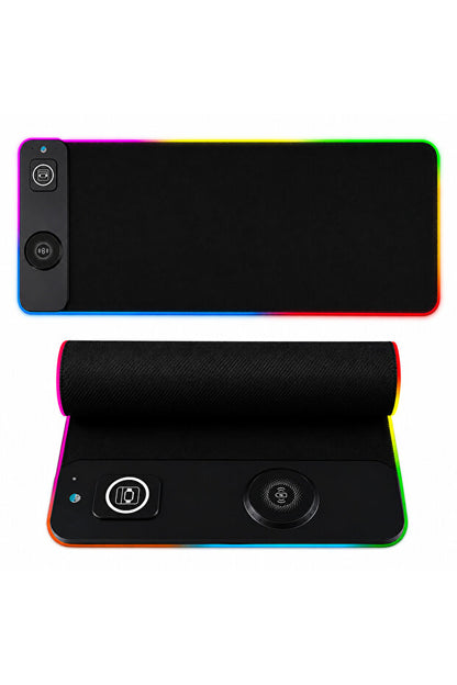 Flexon RGB Gaming Mouse Pad 800x300mm 15W 3-in-1 Wireless Charger