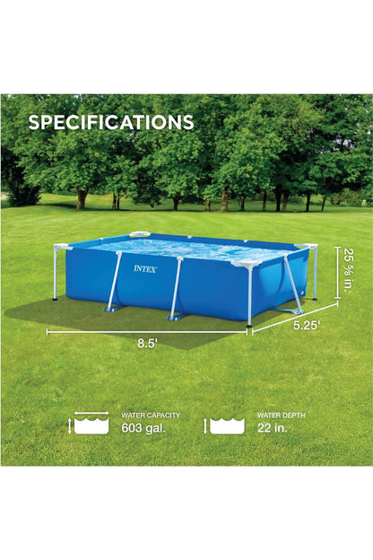 Intex Rectangular Frame Pool 260 x 160 x 65cm 28271NP