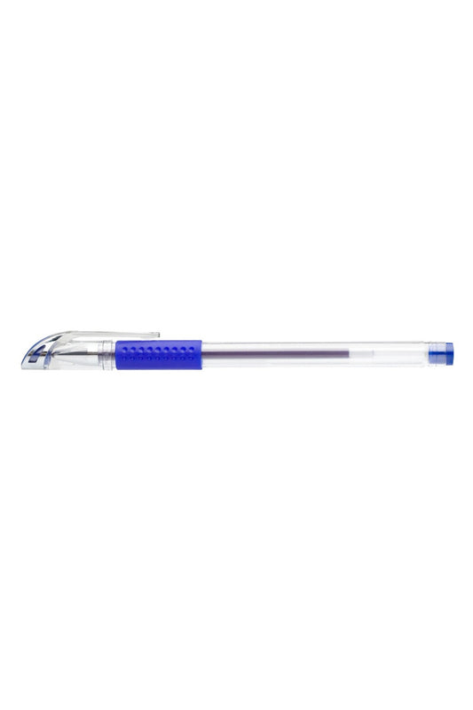 ICO Gel Pen With Cap 0.4mm Blue Fine Point