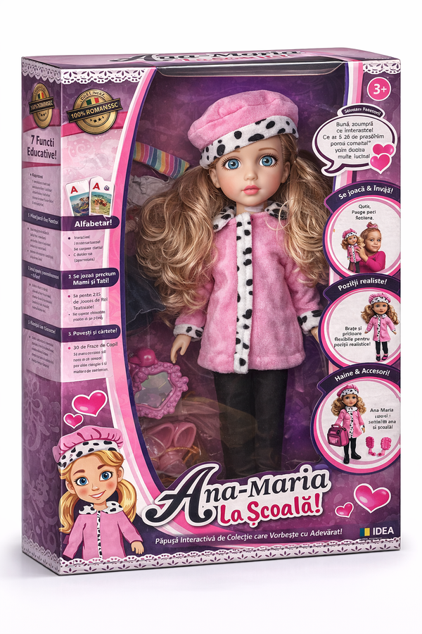 Papusa Ana-Maria la Scoala