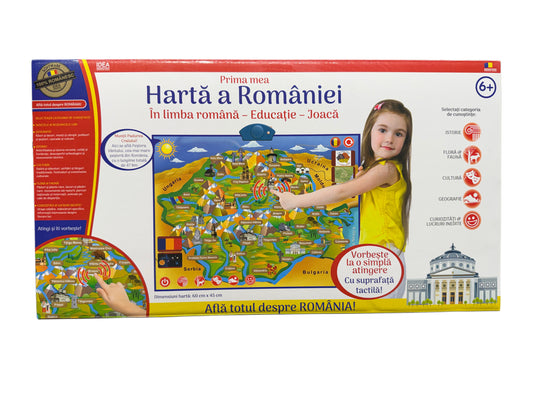 🗺️ Prima mea Hartă a României – În Limba Română iDEA