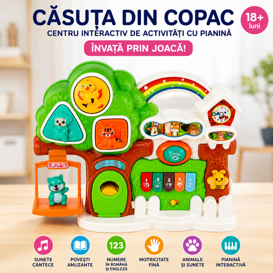 Jucarie Educativa ”Casuta din Copac” Vorbeste Romaneste - Idea