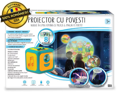 PROIECTOR CU POVEȘTI, MUZICĂ ȘI LECTII EDUCATIVE