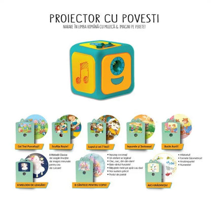 PROIECTOR CU POVEȘTI, MUZICĂ ȘI LECTII EDUCATIVE