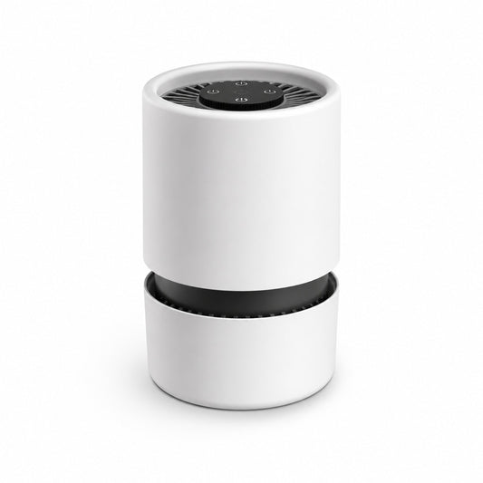 Flexon Purificator Aer Compact HEPA Ionizare USB Birou Mașină Alb