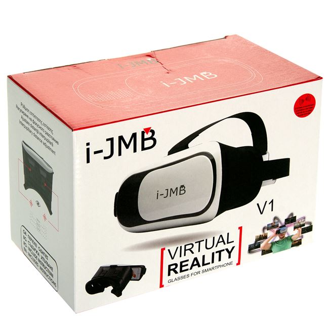 Ochelari VR i-JMB 3D pentru Smartphone 3.5-6 inch Alb