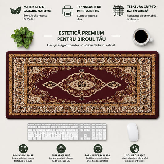 Flexon MousePad Gaming XL Oriental Persan 600x300mm Visiniu