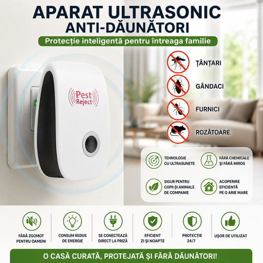 Pachet Anti-Dăunători – Aparat Ultrasonic